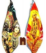 Digitally Printed Gaumukhi Jaap Bags (Premium Quality) (Pack Of 2) (Mix Designs)