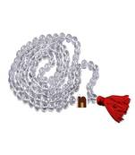 Crystal | Sphatik Diamond Cut Hand Knotted Mala (108+1) Beads (78 MM Beads Approx) (1 Pc)