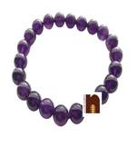 Amethyst | Katehla Round Beads Bracelet (Stretchable) (78 MM Approx) (1 Pc)