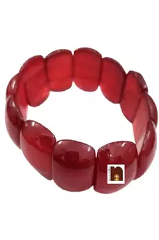 Red Onyx Stretchable Bracelet (1 Pc)