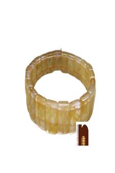 Citrine | Sunela Diamond Cut Stretchable Bracelet (1 Pc)