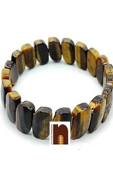 Tiger's Eye Gemstone Bracelet (Stretchable) (1 Pc)