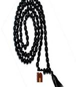 Black Agate | Hakik Mala Hand Knotted Mala 108 + 1 Beads ( 6 mm ) (1 Pc)