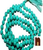 Turquoise/Firoza Hand Knotted Mala (108+1 Beads) (8 mm) (1 Pc)