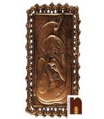Meera Bai/Mirabai Idol Wall Hanging In Copper (30 cm)