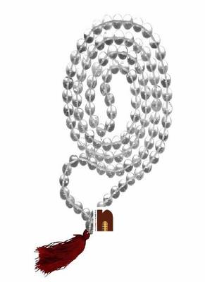 Sphatik / Crystal Round Beads Mala (109 Beads) (7 MM Approx) (1 Pc) 1