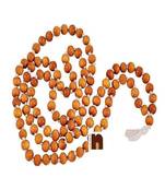 White Sandalwood (Chadan) Mala 108+1 Beads (78 MM Approx) (1 Pc)