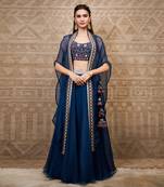 Cape  Crop Top  Skirt