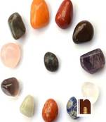 Tumble Stone | Chakra Healing Stone (12 Pcs Mix) (2 Cms Approx)