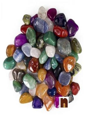 Tumble Stone | Chakra Healing Stone (30 Pcs) (2 Cms Approx) 1