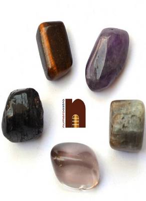 Tumble Stone | Chakra Healing Stone (5 Pcs Set) (2 Cms Approx) 1