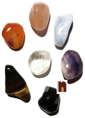 Tumble Stones | Chakra Healing Stone (7 Pcs Mix) (2 Cms Approx) 1