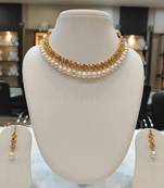 Multicolor pearl necklaces
