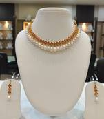 Red pearl necklaces