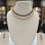 White pearl necklaces