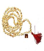 White Gunja/Chirmi Beads Mala (Premium Quality) (1 Pc)