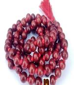 Red Sandalwood (Lal Chandan) Mala (109 Beads) (1 Pc)