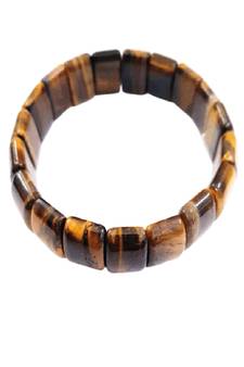 Tiger's Eye Gemstone Bracelet (Stretchable) (1 Pc)