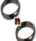 Black Horse Shoe Ring | Challa For Shani Dosh Nivaran (Pack Of 2)