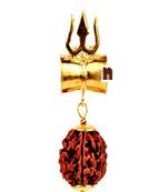  Trishul Pendant In Brass (1 Pc)