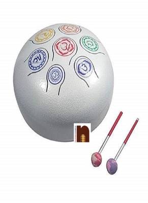 Happy Drum Pan with Rubber Musical Mallet and Travel Bag for 7 Chakra Healing Meditation Yoga Zen Sound Healing 1