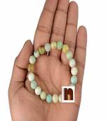 Amazonite Stone Round Beads Stretchable Bracelet (8 MM Approx) (1 Pc)