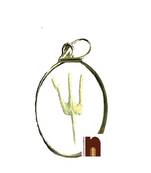 Crystal Shiv Trishul Pendant In White Metal (2 Cms) (1 Pc)