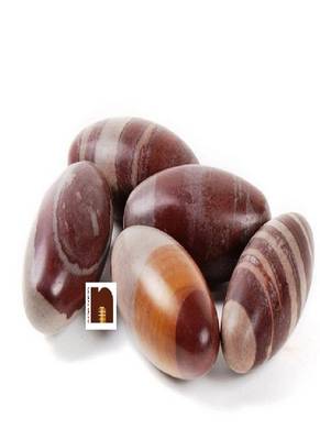 Narmada | Narmadeshwar Shivling For Puja (4 Cms Approx)(Small) (Pack of 5) 1