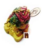 Feng Shui Three Leg Frog With Coin  (5 Cms) (1 Pc)
