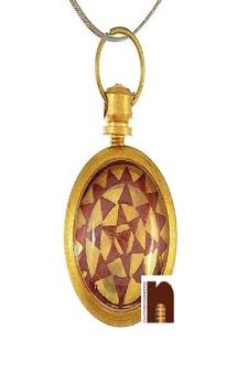 Baglamukhi Yantra Pendant In Ashtadhatu (1 Pc)