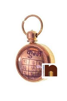 Kumbh Rashi Yantra Pendant In Ashtadhatu (Small) (1 Pc)