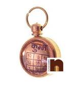 Kumbh Rashi Yantra Pendant In Ashtadhatu (Small) (1 Pc)