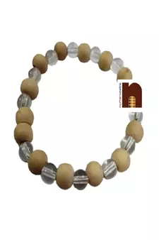  Crystal Round Beads Stretchable Bracelet ( 1 Pc)
