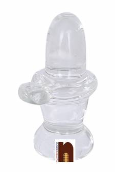 Crystal | Sphatik Shiva Lingam | Shivling For Puja (125130 Grams Approx) (1 Pc)