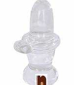 Crystal | Sphatik Shiva Lingam | Shivling For Puja (125130 Grams Approx) (1 Pc)