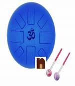 Hapi | Happy Drum Pan with Rubber Musical Mallet and Travel Bag for Meditation &ampYoga Sound Healing (Blue)