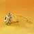 Borla Mang Tika  Gold Platted Stone Meenakari Cz Ad Moti Pearl Polki Kundun