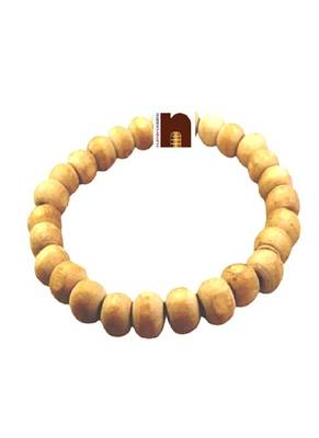Wooden Round Beads Stretchable Bracelet (Tusli Beads) ( 8 MM Beads Approx) (1 Pc) 1