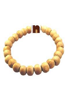 Wooden Round Beads Stretchable Bracelet (Tusli Beads) ( 8 MM Beads Approx) (1 Pc)