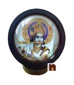 Lord Krishna Idol for Car Dashboard (Wooden) (6.5 Cms) (1 Pc)