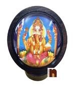 Lord Ganesha Idol for Car Dashboard (Wooden) (6.5 Cms) (1 Pc)