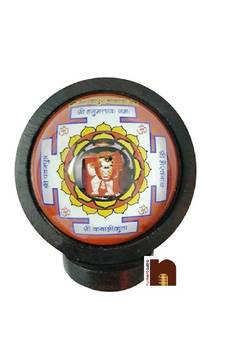 Shri Mehandipur Balaji Yantra For Car Dashboard ( Wooden) ( 6.5 Cms) (1 Pc)