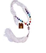7 Chakra White Agate | Hakik Mala With Agate Beads | Budha Charm Beads For Jaap &ampMeditation For Men &amp
