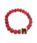 Red Agate | Hakik Stretchable Bracelet (8 MM Beads) (1 Pc)