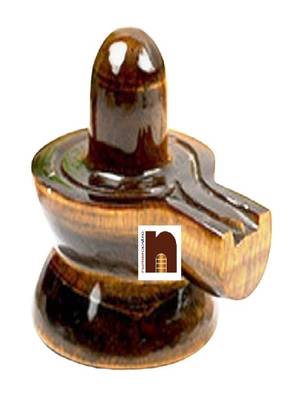  Original Tiger's Eye Gemstone Shivling for Puja (8090 Grams) (1 Pc) 1