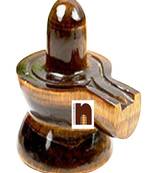  Original Tiger's Eye Gemstone Shivling for Puja (8090 Grams) (1 Pc)