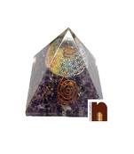 Orgone Pyramid Amethyst Crystal Stones for Spiritual Healing (1 Pc)