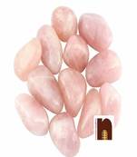  Natural Rose Quartz Tumble Stones | Chakra Healing Stones (100 Grams Approx)