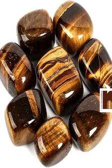  Natural Tiger Eye | Tiger's Eye Tumble Stones | Chakra Healing Stones (100 Grams Approx)