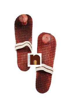 Acupressure Wooden Slippers | Charan Paduka | Khadau For Healing (10.5 Inches Approx) (1 Set)